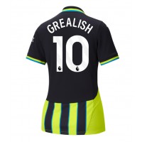 Maglia Calcio Manchester City Jack Grealish #10 Seconda Divisa Donna 2024-25 Manica Corta